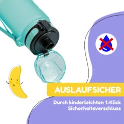 Schmatzfatz Trinkflasche Sportflasche 350 Ml 18 Cm Tritan -Küchenbedarf Geschäft 10037958 de 0003 usp