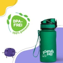 Schmatzfatz Trinkflasche Sportflasche 350 Ml 18 Cm Tritan -Küchenbedarf Geschäft 10037960 de 0002 usp