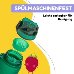 Schmatzfatz Trinkflasche Sportflasche 350 Ml 18 Cm Tritan -Küchenbedarf Geschäft 10037960 de 0004 usp