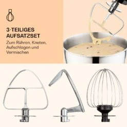 Bella Mini Rührmaschine 1200 W 6 Stufen 4 Liter Edelstahl Pulsfunktion -Küchenbedarf Geschäft 10037979 de 0005 logo