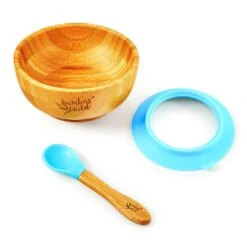 Kindergeschirr Mit Bambusschale Und Löffel 400 Ml Inkl. Saugnapf Ø: 13,7 Cm -Küchenbedarf Geschäft 10038070 yy 0005 logo