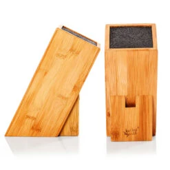 Messerblock, Schief PET-Borsteneinsatz Für 5-10 Messer, Bambus -Küchenbedarf Geschäft 10038080 yy 0007 logo