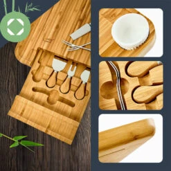 XXL-Käsebrett Schublade 34 X 4,5 X 34 Cm Käsebesteck Pflegeleicht -Küchenbedarf Geschäft 10038083 yy 0003 logo