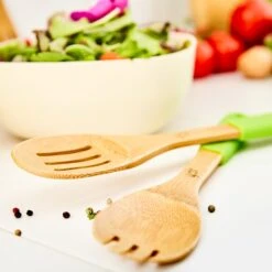 Küchenzubehör 5er-Set Pfannenwender Silikongriffe Nachhaltig Bambus -Küchenbedarf Geschäft 10038113 yy 0003 logo