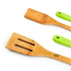 Küchenzubehör 5er-Set Pfannenwender Silikongriffe Nachhaltig Bambus -Küchenbedarf Geschäft 10038113 yy 0006 logo