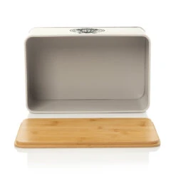 Stigby 2-in-1 Brotkasten Mit Schneidebrett Metallblech Bambus -Küchenbedarf Geschäft 10038121 yy 0006 logo