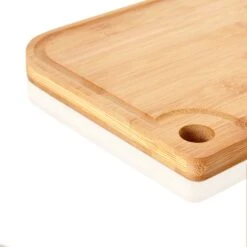 Batvik Schneidebrett 4er-Set Messerschonend Saftrille Bambus 12 Batvik Schneidebrett 4er-Set Messerschonend Saftrille Bambus -Küchenbedarf Geschäft 10038130 yy 0006 logo