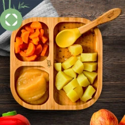 Kindergeschirr Bambusteller & Löffel 250 Ml Saugnapf 18 X 18 Cm -Küchenbedarf Geschäft 10038162 yy 0005 logo