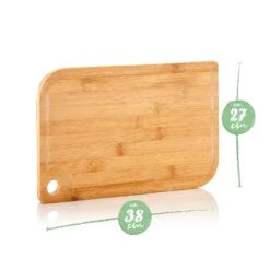 Batvik Bambus-Schneidebrett 38x1,5x27 Cm Messerschonend Saftrille -Küchenbedarf Geschäft 10038167 yy 0007 logo