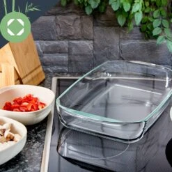 Ofenform 3600 Ml 390 X 65 X 240 Mm Hochwertiges Glas -Küchenbedarf Geschäft 10038265 yy 0004 logo