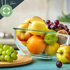 Glasschüssel 5er-Set Bambusdeckel Verschließbar BPA-frei Stapelbar -Küchenbedarf Geschäft 10038268 yy 0004 logo