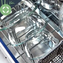 Glasschüssel 3200 Ml Bambusdeckel Verschließbar BPA-frei Größe XL -Küchenbedarf Geschäft 10038269 yy 0005 logo