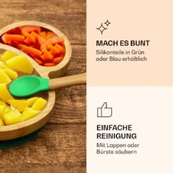 Kindergeschirr Bambusteller & Löffel 250 Ml Inkl. Saugnapf 18 X 18 Cm -Küchenbedarf Geschäft 10038291 de 0005 logo