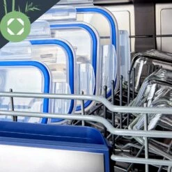 Rechteckige Glasbox 1520 Ml, 1040 Ml, 640 Ml, 370 Ml Mit Deckel 4er-Set -Küchenbedarf Geschäft 10038296 yy 0006 logo