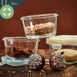 Mini Frischhaltedosen 6er-Set Je 160ml Spülmaschinenfest Auslaufsicher -Küchenbedarf Geschäft 10038297 yy 0007 logo