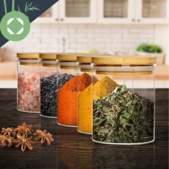 Runde Gläser Bambusdeckel 10 Stück Je 150 Ml Luftdicht 12 Runde Gläser Bambusdeckel 10 Stück Je 150 Ml Luftdicht -Küchenbedarf Geschäft 10038299 yy 0005 logo