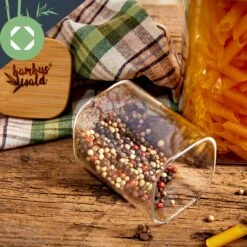 Eckige Gläser Bambusdeckel 10 Stück Je 150 Ml Luftdicht 14 Eckige Gläser Bambusdeckel 10 Stück Je 150 Ml Luftdicht -Küchenbedarf Geschäft 10038300 yy 0007 logo