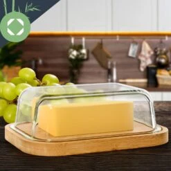 Glas-Butterdose Bambusboden Luftdicht Spülmaschinenfest 9 Glas-Butterdose Bambusboden Luftdicht Spülmaschinenfest -Küchenbedarf Geschäft 10038310 yy 0004 logo