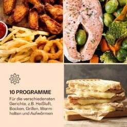 AeroVital Jumbo 3-in-1 Heißluftfritteuse Toaster Dörrautomat 1550 W 18 Liter -Küchenbedarf Geschäft 10038339 de 0005 logo