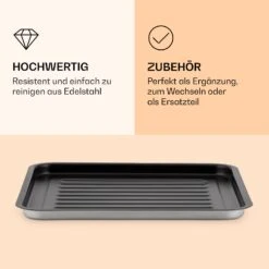 AeroVital Jumbo Heißluftfritteuse Backblech Edelstahl -Küchenbedarf Geschäft 10038342 de 0003 logo