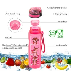 Lyseren Kindertrinkflasche 600 Ml Trinkskala Auslaufsicher Fruchtfilter -Küchenbedarf Geschäft 10038935 de 0003 logo