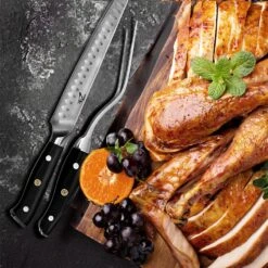 Alpha-Royal Japanese Serie 10" Tranchierbesteck Damaszener-Stahl -Küchenbedarf Geschäft 10038991 de 0003 logo