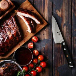 Alpha-Royal Japanese Serie 4,5" Honesuki Messer Damaszener-Stahl -Küchenbedarf Geschäft 10038992 de 0003 logo