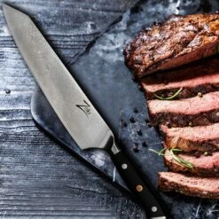 Alpha-Royal Japanese Serie 9" Kiritsuke Messer Damaszener-Stahl -Küchenbedarf Geschäft 10038993 de 0005 logo