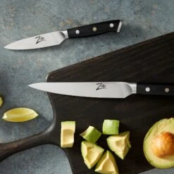 Alpha-Royal German 4" Schälmesser 56 HCR Damaszenerstahl -Küchenbedarf Geschäft 10039004 yy 0004 logo