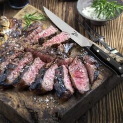 Alpha-Royal German 5" Steakmesser 4er-Set 56 HCR Edelstahl -Küchenbedarf Geschäft 10039006 yy 0006 logo