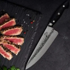 Executive-Plus Serie 8" Chefkoch Kochmesser 61 HRC Damaszenerstahl -Küchenbedarf Geschäft 10039015 de 0003 logo