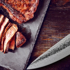 Executive-Plus Serie 8" Chefkoch Kochmesser 61 HRC Damaszenerstahl -Küchenbedarf Geschäft 10039015 de 0004 logo