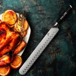 Comfort Pro Serie 12" Aufschnittmesser 56 HRC Edelstahl -Küchenbedarf Geschäft 10039023 yy 0003 logo