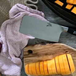 Comfort Pro Serie 7" Hackmesser 56 HRC Edelstahl -Küchenbedarf Geschäft 10039027 yy 0004 logo