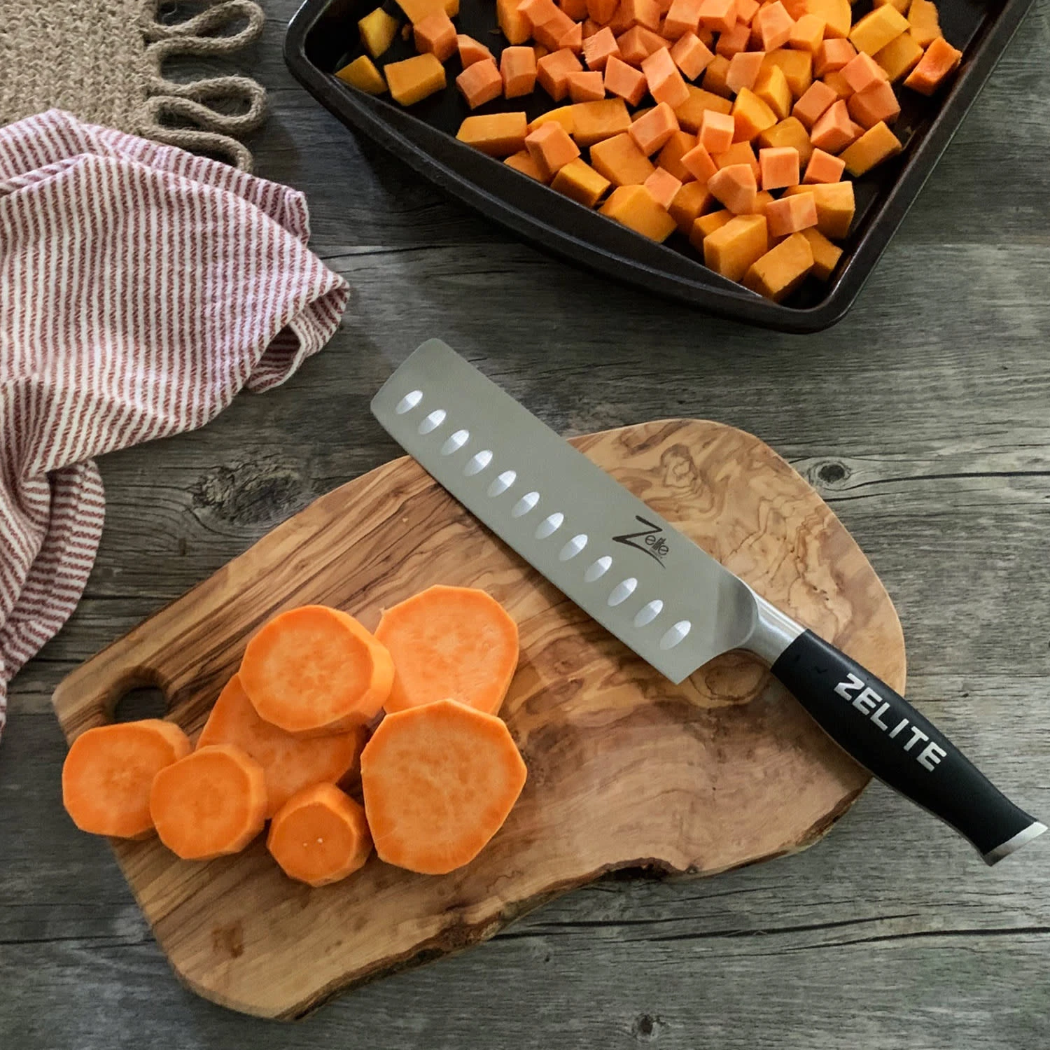 Comfort Pro Serie 7" Nakirimesser 56 HRC Edelstahl 4 Comfort Pro Serie 7" Nakirimesser 56 HRC Edelstahl – Bild 4