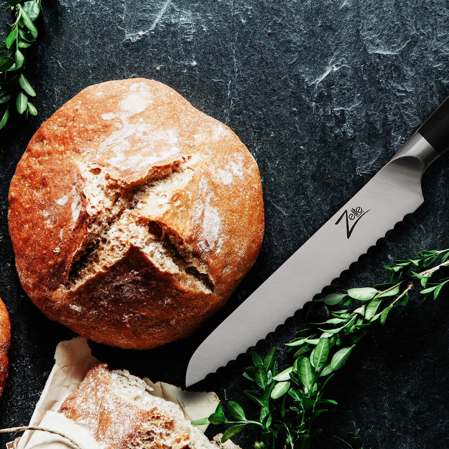 Comfort Pro Serie 6" Allzweckmesser Wellenschliff 56 HRC Edelstahl 4 Comfort Pro Serie 6" Allzweckmesser Wellenschliff 56 HRC Edelstahl – Bild 4