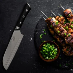 Razor-Edge Serie 7" Santokumesser 59 HRC Edelstahl 8 Razor-Edge Serie 7" Santokumesser 59 HRC Edelstahl -Küchenbedarf Geschäft 10039045 yy 0004 logo