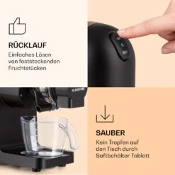 Bella Elegance Saftpresse 200 W 400 Ml BPA-frei -Küchenbedarf Geschäft 10039899 de 0006 logo