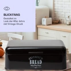 Delaware Brotkasten Metall 42 X 16 X 24,5 Cm Klappdeckel Lüftungslöcher 9 Delaware Brotkasten Metall 42 X 16 X 24,5 Cm Klappdeckel Lüftungslöcher -Küchenbedarf Geschäft 10039909 de 0004 logo