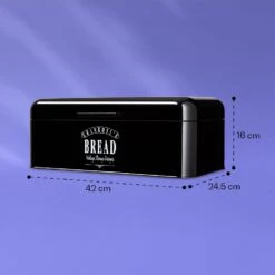 Delaware Brotkasten Metall 42 X 16 X 24,5 Cm Klappdeckel Lüftungslöcher 11 Delaware Brotkasten Metall 42 X 16 X 24,5 Cm Klappdeckel Lüftungslöcher -Küchenbedarf Geschäft 10039909 yy 0006 dimensions