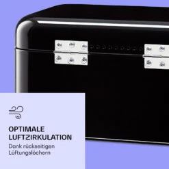 Delaware Brotkasten Metall 30 X 16 X 20,5 Cm Klappdeckel Lüftungslöcher -Küchenbedarf Geschäft 10039910 de 0005 logo