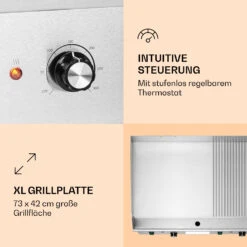 Grillmeile 4400 Elektrogrill Plancha 2x2200W Grillplatte Edelstahl 10 Grillmeile 4400 Elektrogrill Plancha 2x2200W Grillplatte Edelstahl -Küchenbedarf Geschäft 10039915 de 0003 logo