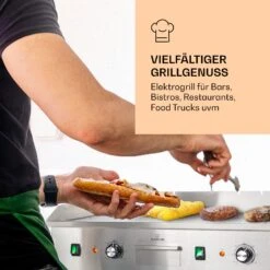 Grillmeile 4400 Elektrogrill Plancha 2x2200W Grillplatte Edelstahl -Küchenbedarf Geschäft 10039916 de 0002 logo