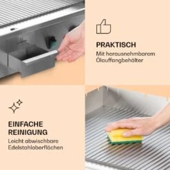 Grillmeile 4400 Elektrogrill Plancha 2x2200W Grillplatte Edelstahl -Küchenbedarf Geschäft 10039916 de 0007 logo