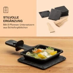 Entrecote 2-in-1 Raclette-Grill & Fondue Naturstein 1100W 8 Personen -Küchenbedarf Geschäft 10039922 de 0006 logo