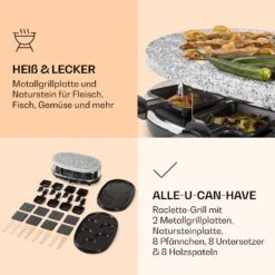 All-U-Can-Grill Raclette Raclette-Grill 4-in-1 Zubehör Für 8 Personen 11 All-U-Can-Grill Raclette Raclette-Grill 4-in-1 Zubehör Für 8 Personen -Küchenbedarf Geschäft 10039923 de 0005 logo
