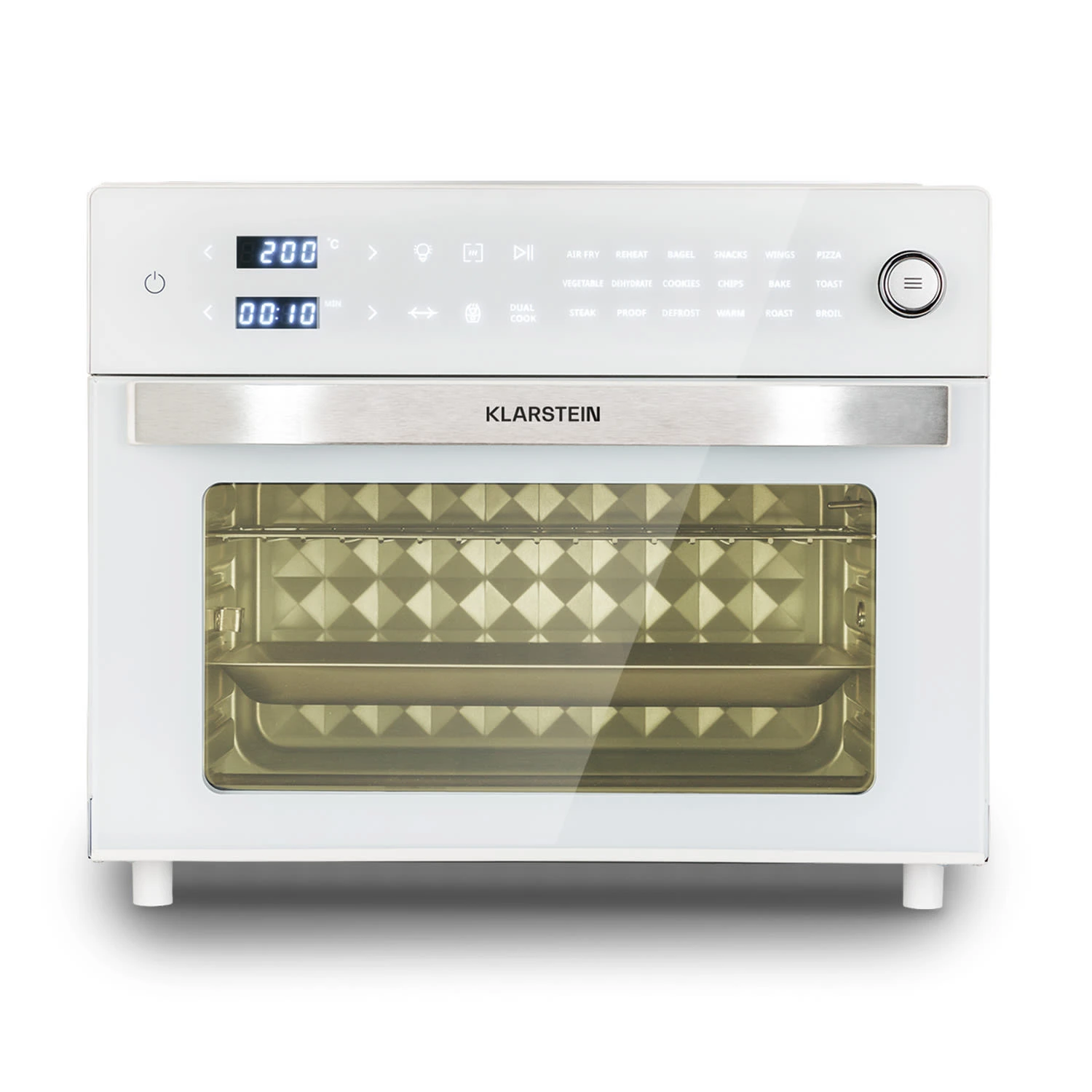 Vigor Air Heißluftfritteuse 1800 W 30 Liter 18 Programme 1 Vigor Air Heißluftfritteuse 1800 W 30 Liter 18 Programme