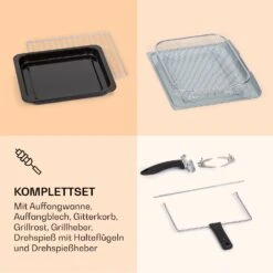 Prime Air Heißluftfritteuse 1500W 23l Timer 8 Programme 12 Prime Air Heißluftfritteuse 1500W 23l Timer 8 Programme -Küchenbedarf Geschäft 10040025 de 0006 logo