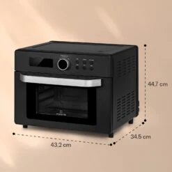 Prime Air Heißluftfritteuse 1500W 23l Timer 8 Programme 13 Prime Air Heißluftfritteuse 1500W 23l Timer 8 Programme -Küchenbedarf Geschäft 10040025 yy 0007 dimensions