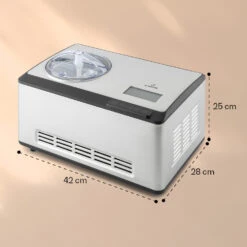 Dolce Bacio Smart Eiscremebereiter Yogurtmaker Kompressor 2 Liter WiFi Touch Edelstahl 15 Dolce Bacio Smart Eiscremebereiter Yogurtmaker Kompressor 2 Liter WiFi Touch Edelstahl -Küchenbedarf Geschäft 10040048 yy 0008 dimensions